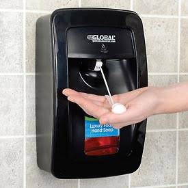 Global Automatic Dispenser for Foam Hand Soap/Sanitizer - Black