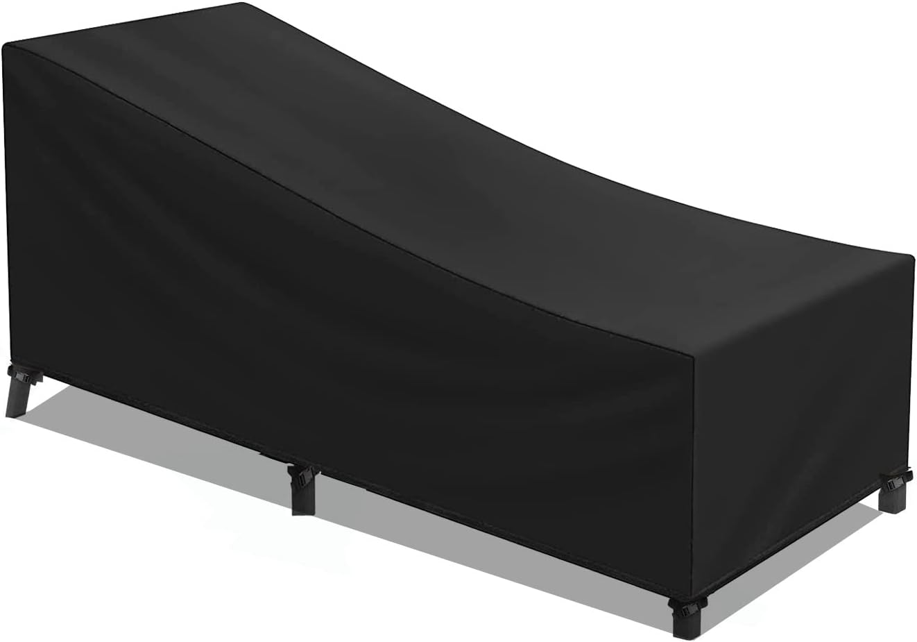 SIRUITON 2 Pack Outdoor Patio Chaise Lounge Covers Heavy Duty with Durable and Water Resistant Fabric,78