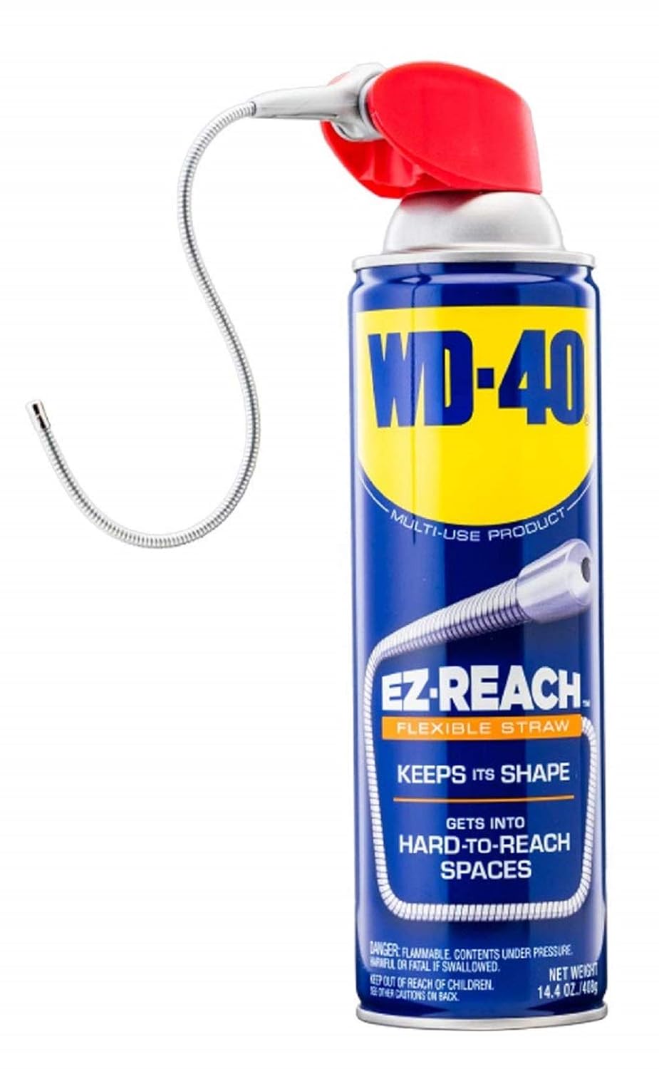 WD-40 Multi-Use Product, EZ-Reach Flexible Straw, 14.4 OZ