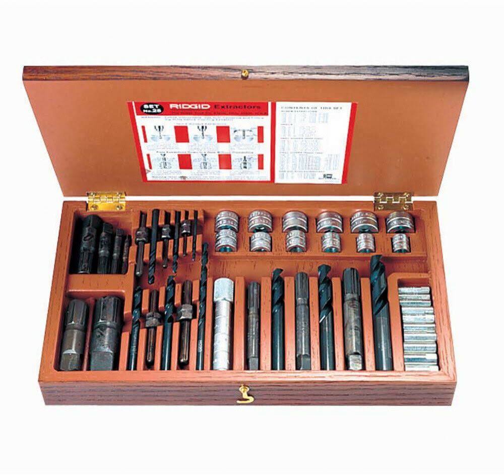Ridgid 35590 25 Screw and Pipe Extractor Set