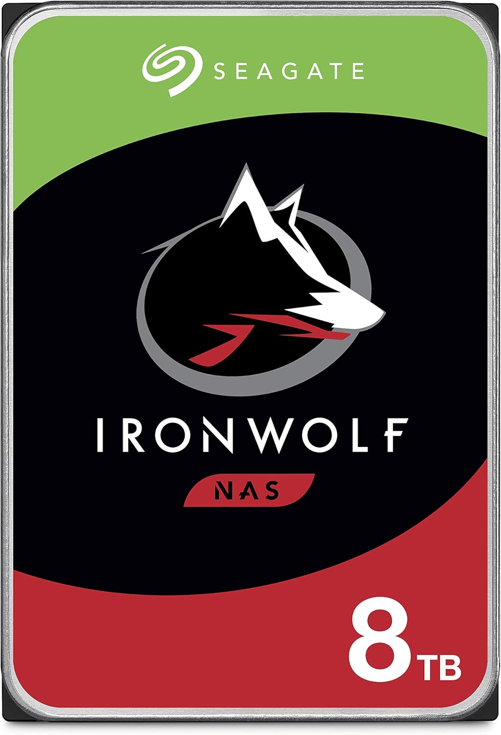 Seagate IronWolf 8TB NAS Internal Hard Drive HDD – CMR 3.5 Inch SATA 6Gb/s 7200 RPM 256MB Cache for RAID Network Attached Storage