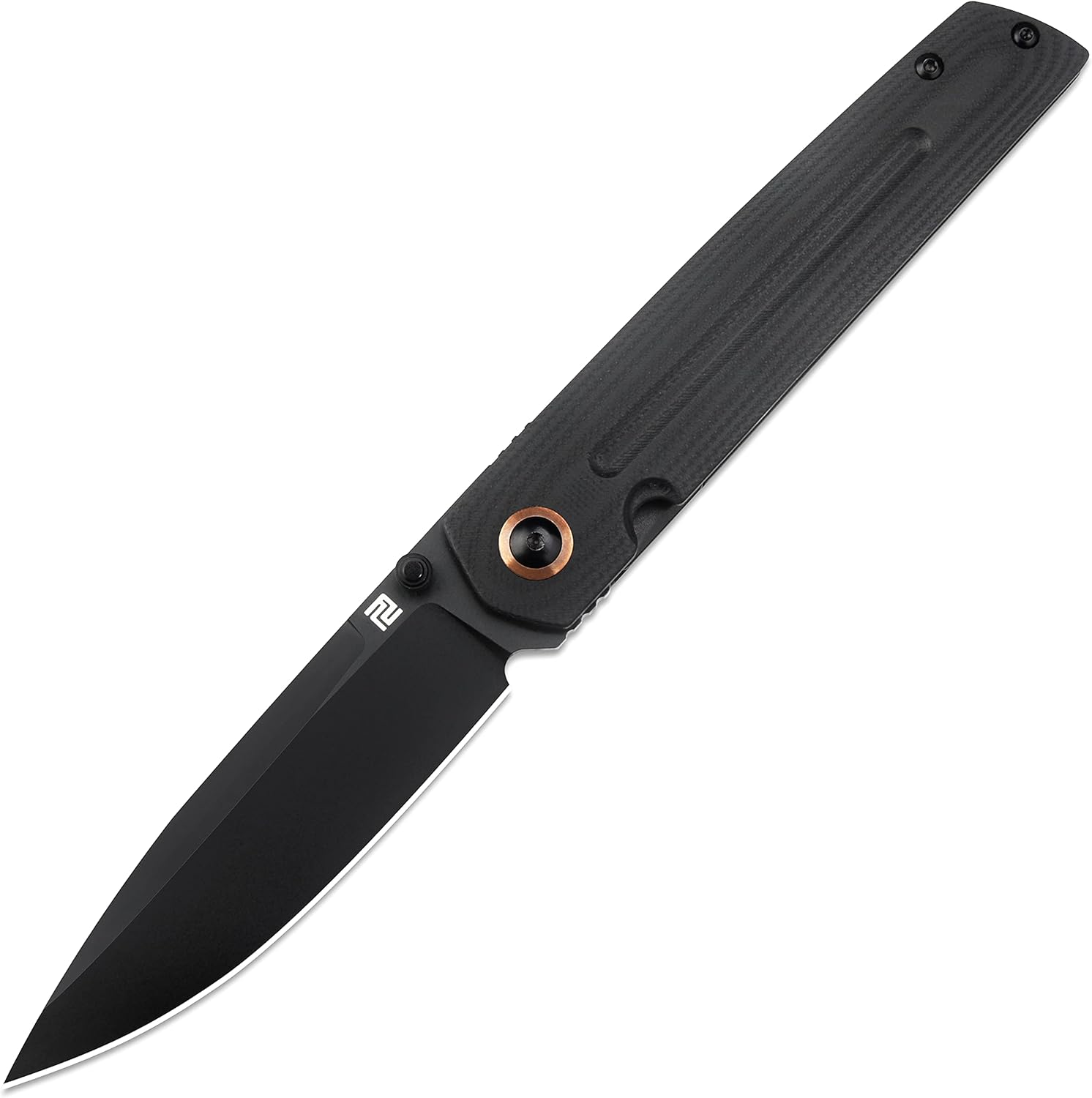 ARTISANCUTLERY Folding Knife SIRIUS (1849P) Black PVD AR-RPM9 Powder Steel Blade Black G10 Handle Pocket Knife EDC Knife