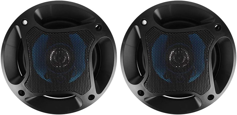 Car Speaker, Qiilu Car Coaxial Speakers, 2pcs 4 Inch Car Coaxial Speaker 300W Hi-Fi Audio Automobile Music Stereo Loudspeaker Pack of 2