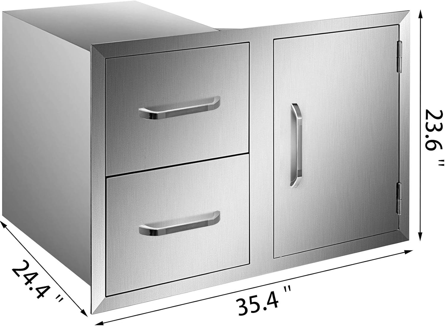 Mophorn Outdoor Kitchen Door Drawer Combo 35.4