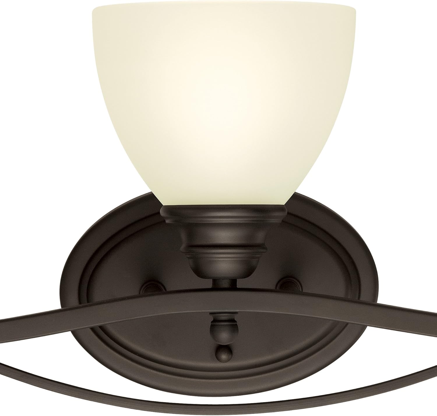 Westinghouse Lighting 6303400 Elvaston Three-Light Indoor Wall Fixture, Oil Rubbed Bronze Finish with Frosted Glass Pack of 2