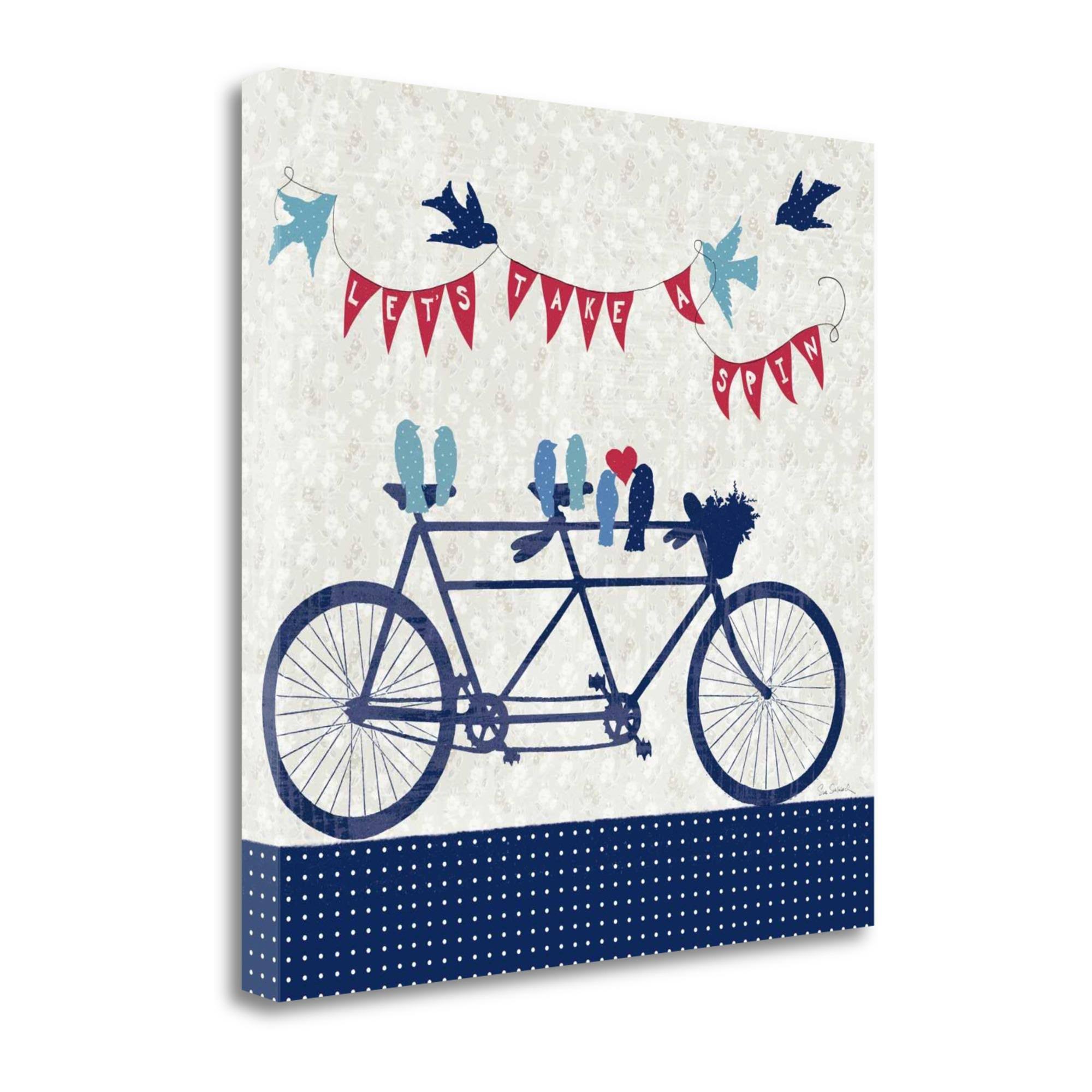 Tangletown Fine Art Take A Spin Birds by Sue Schlabach