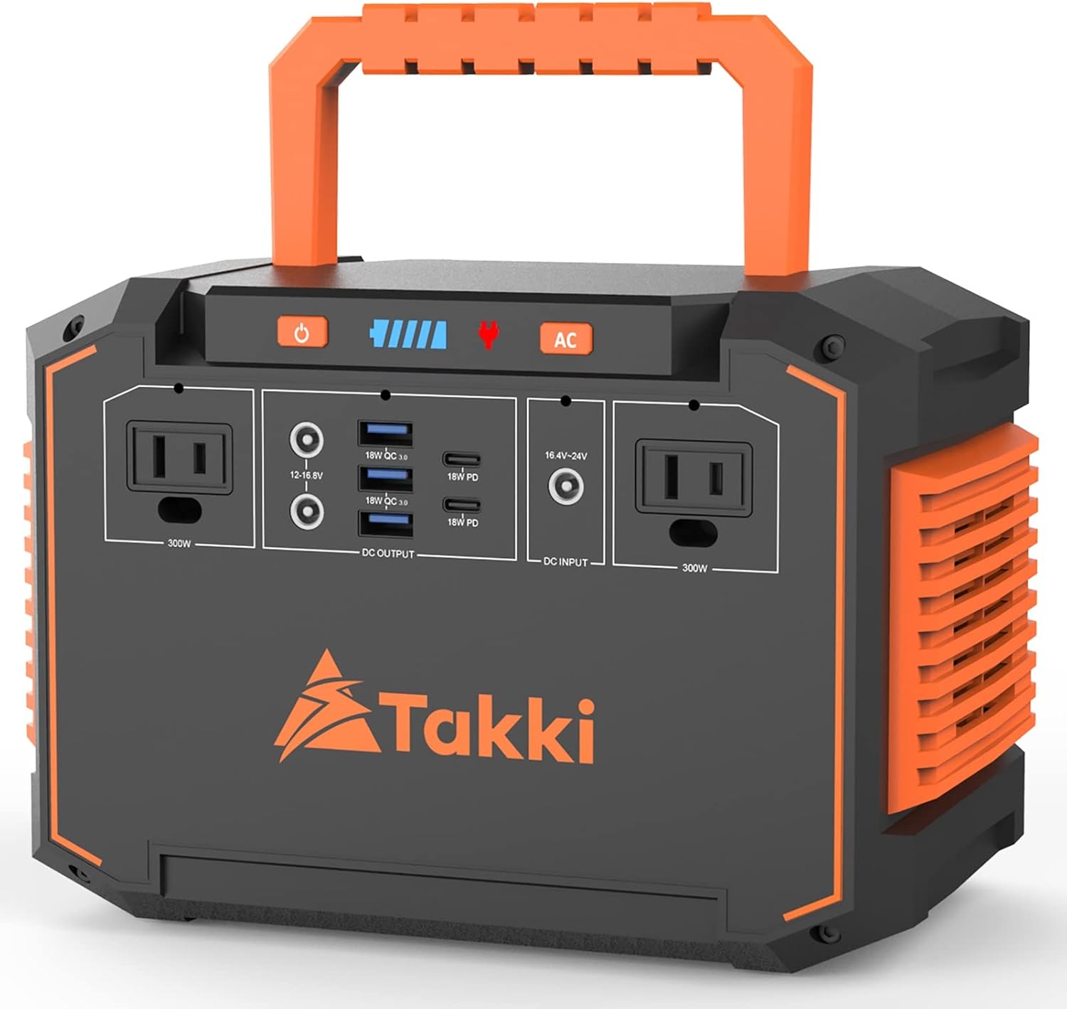 300W Portable Power Station, Camping Solar Generator 240Wh with 110V Peak 350W AC Outlet DC USB Ports Battery Backup Power Supply for Home Use, CPAP Machine, Road Trip, Emergency, Outdoor, Gifts