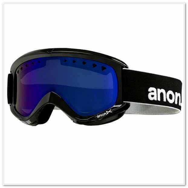 Anon Helix Goggles - Black / Blue Solex Lens