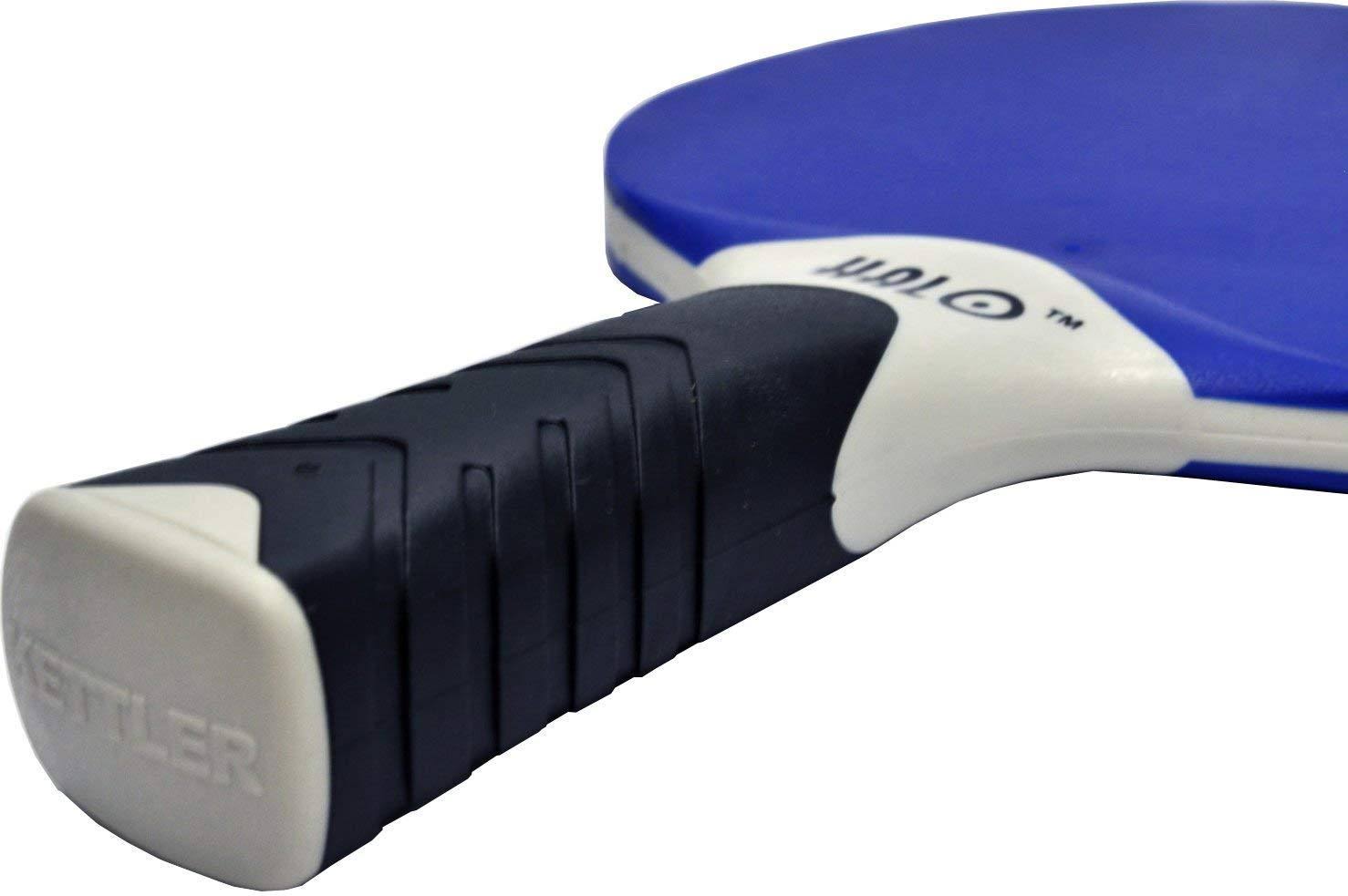 Kettler Halo 5.0 Indoor/Outdoor Table Tennis Bundle: 2 Player Set 2 Rackets/Padd