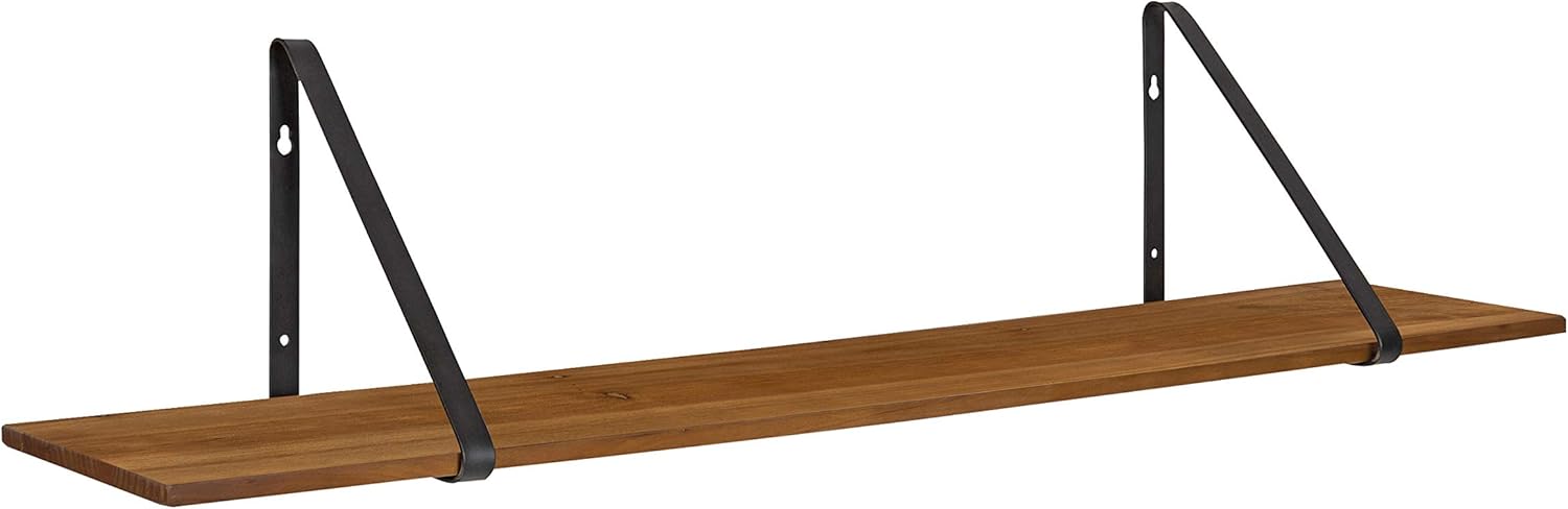Kate and Laurel Solomon Rustic Wall Shelf, 38