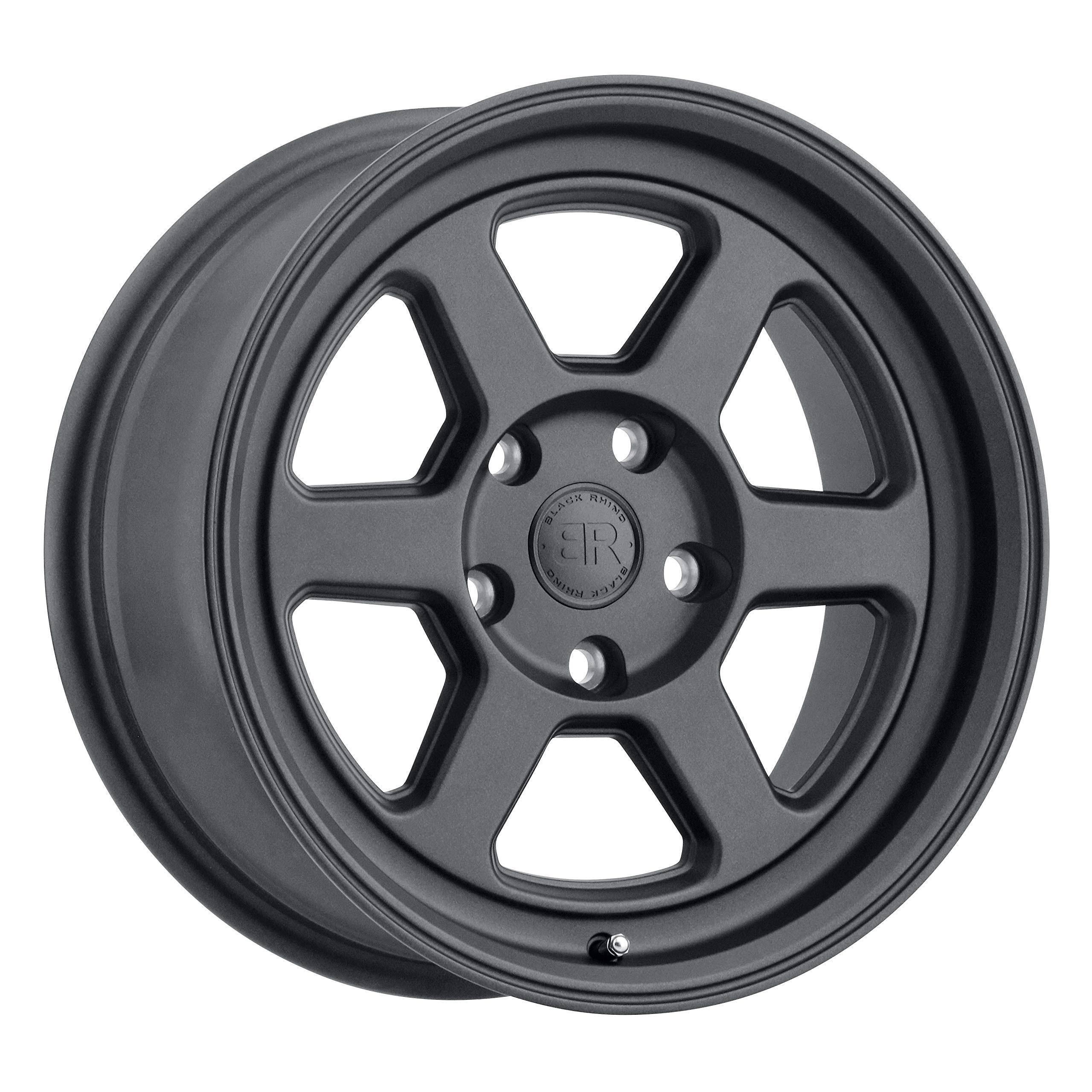 Black Rhino Rumble, 17x8 Wheel with 5 on 100 Bolt Pattern - Gunblack