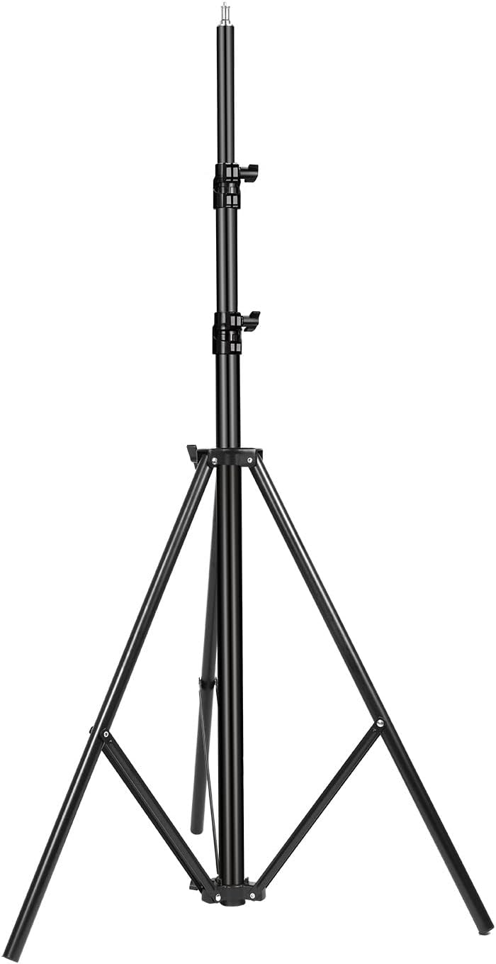SUPON 2 Packs Heavy Duty Light Stand 10ft/300cm, Adjustable Air-Cushioned Metal Photography Tripod Stand with 1/4-inch Screw for Photo Studio Flash Monolight Ring Light Softbox Reflector