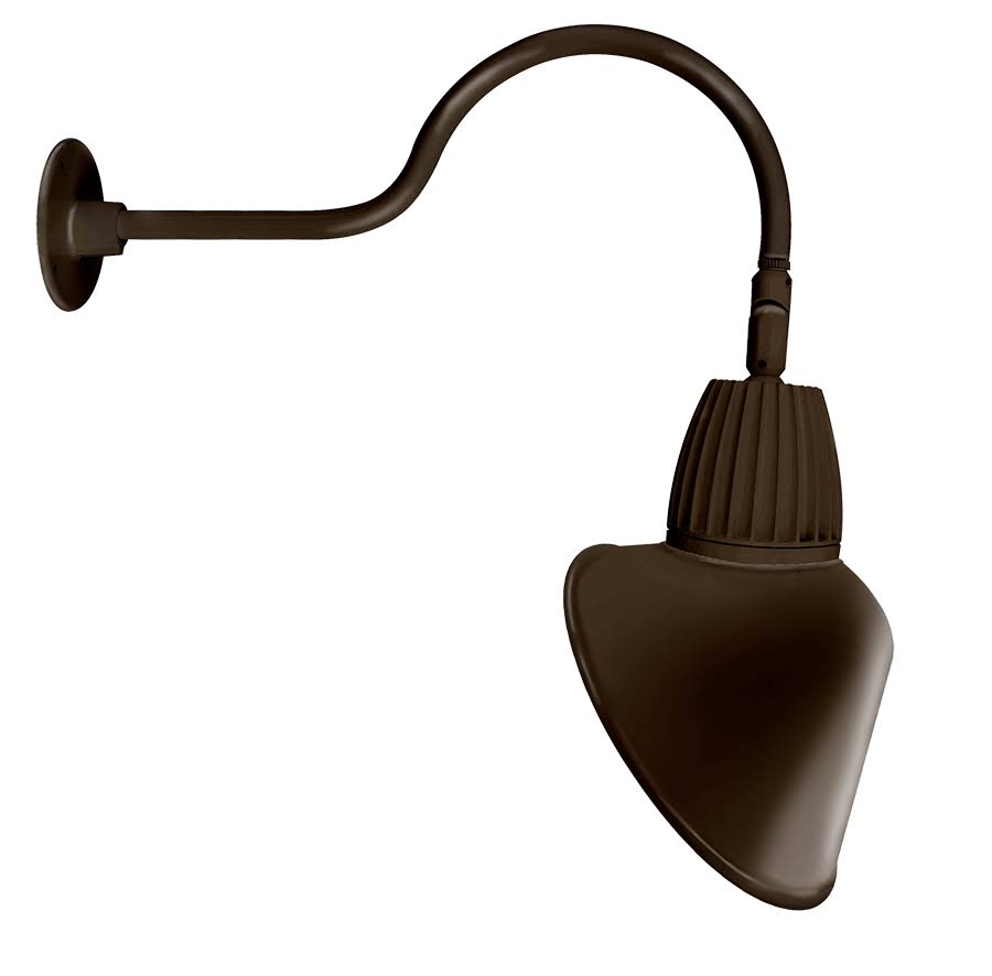 RAB Gn1Led26Yracbwn Gooseneck Style1 26W Warm LED