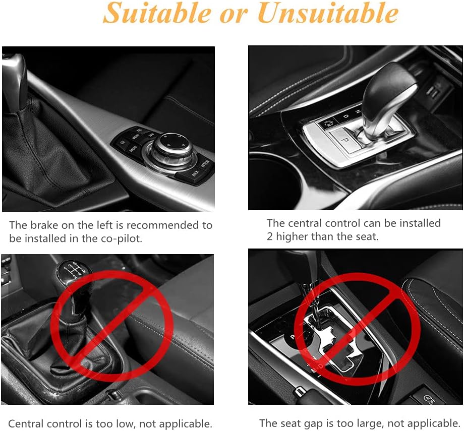 Car Seat Gap Filler, Pack of 2 Car Seat Gap Organizer, Multifunctional, with Hole Can be Used to Organize The USB Cable Car Storage Accessories Give 4 Seat Hooks Pack of 2