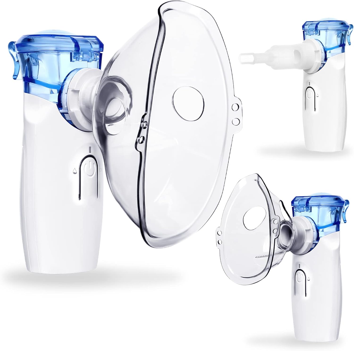 Portable Nebulizer,Cool Mist Inhaler for Breathing Problems,Nebulizer Machine for Kids&Adults,Handheld Mesh Atomizer for Home Daily Use or Travel