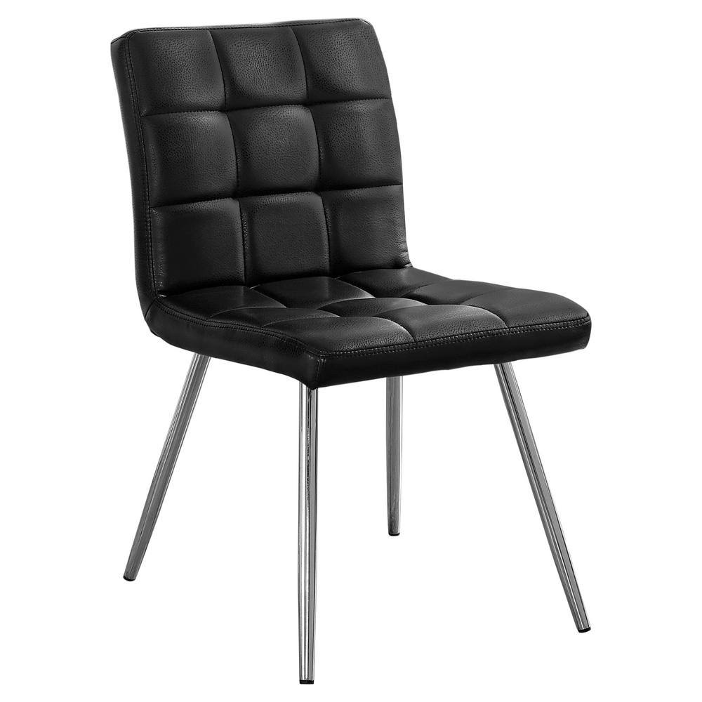 Monarch Specialties Black Dining Chair (2-Piece)