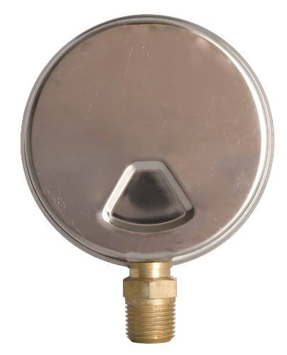 DuraChoice 4 Oil Filled Pressure Gauge 1 2 NPT Lower Mount 60 PSI