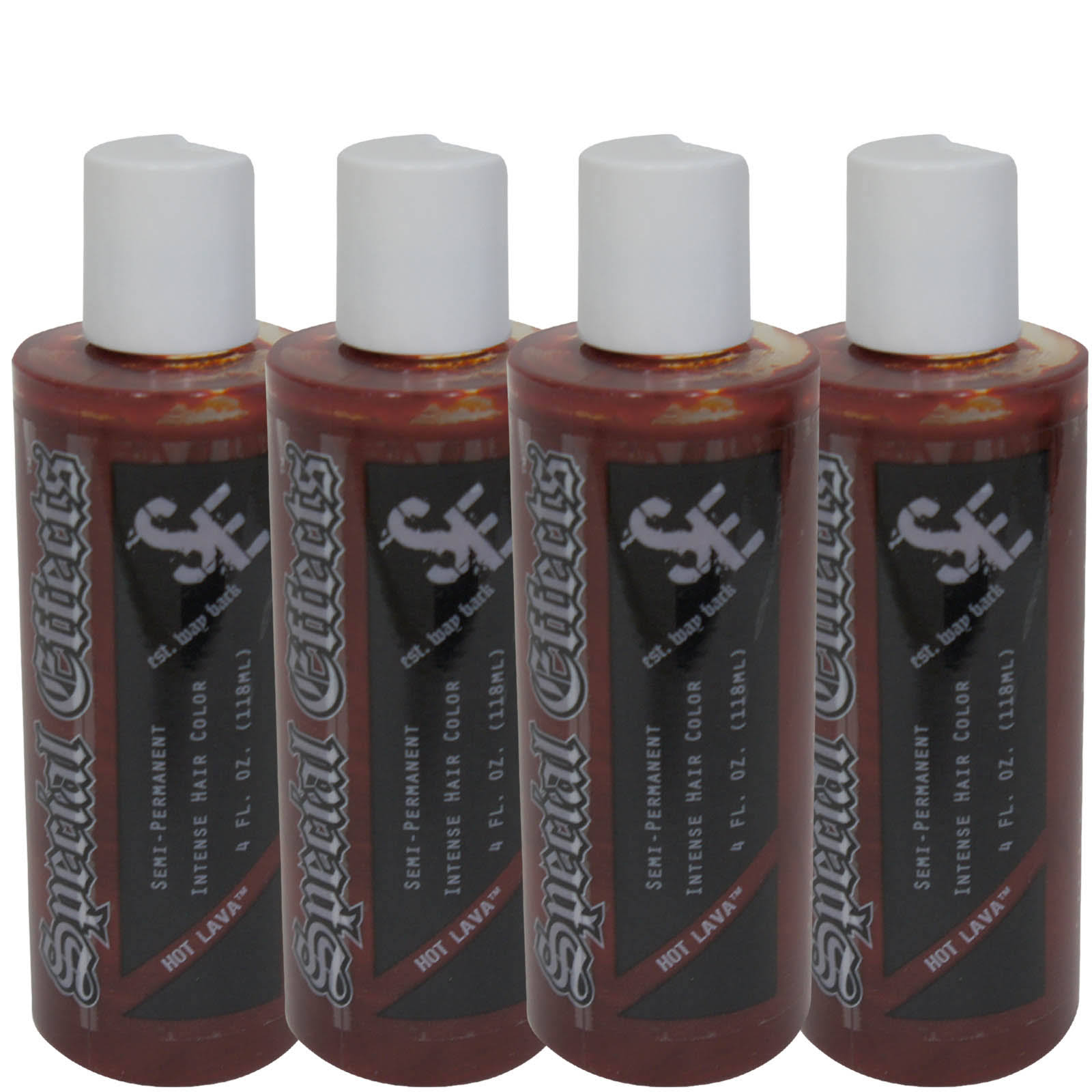 Semi Permanent Vegan Hair Dye 4 Pack