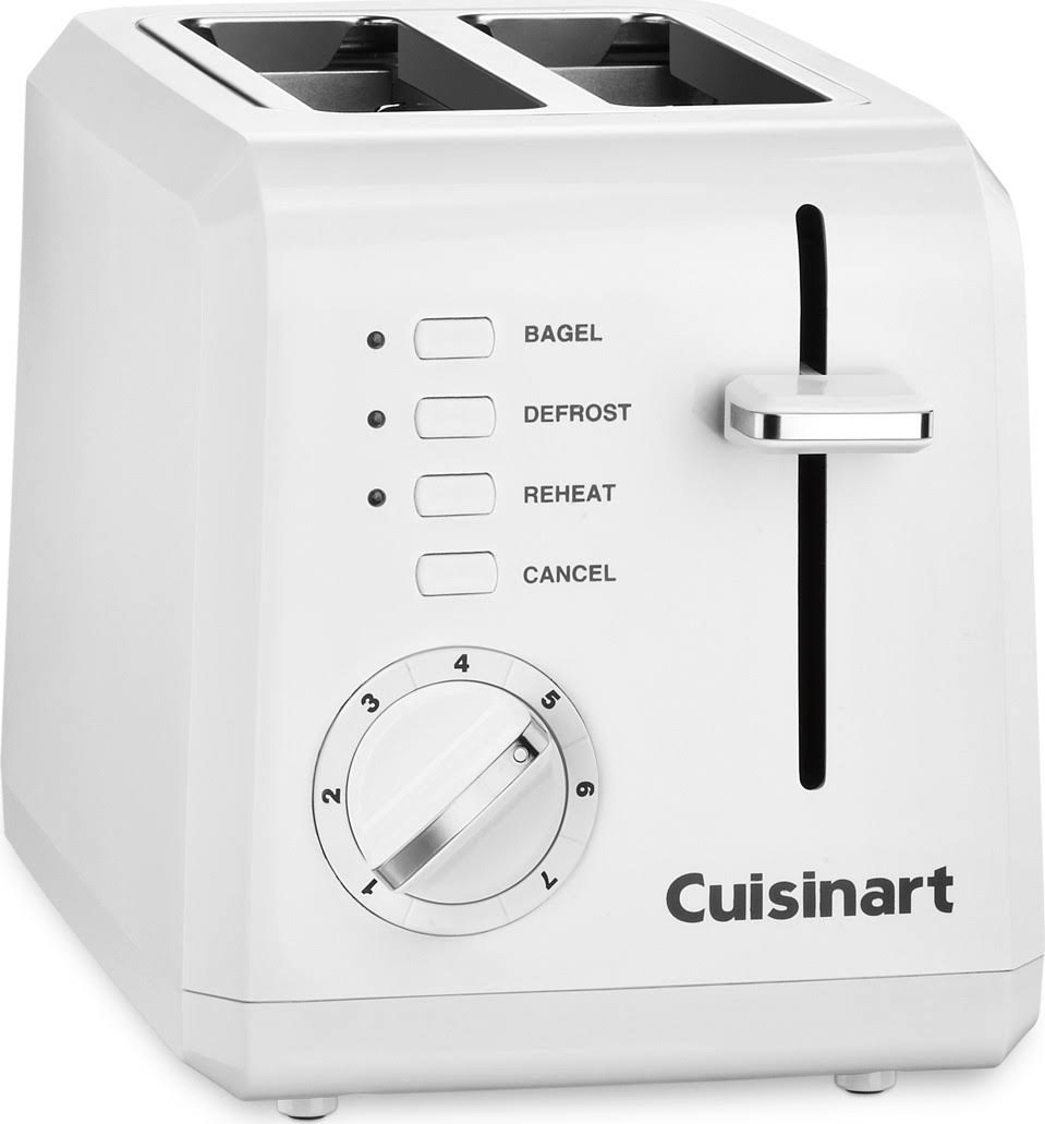 Cuisinart 2 Slice Compact Toaster White