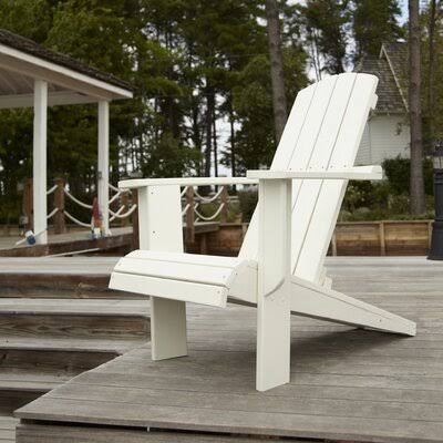 Malibu Plastic Adirondack Chair Uwharrie Chair Color: Aqua