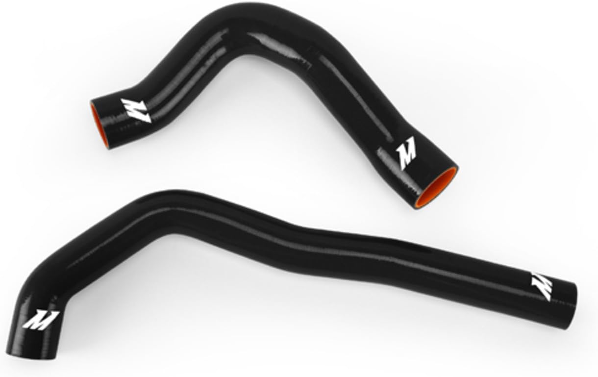 Mishimoto MMHOSE-RAM-98DBK Silicone Radiator Hose Kit Compatible With Dodge Ram Cummins 5.9 1994-2002 Black