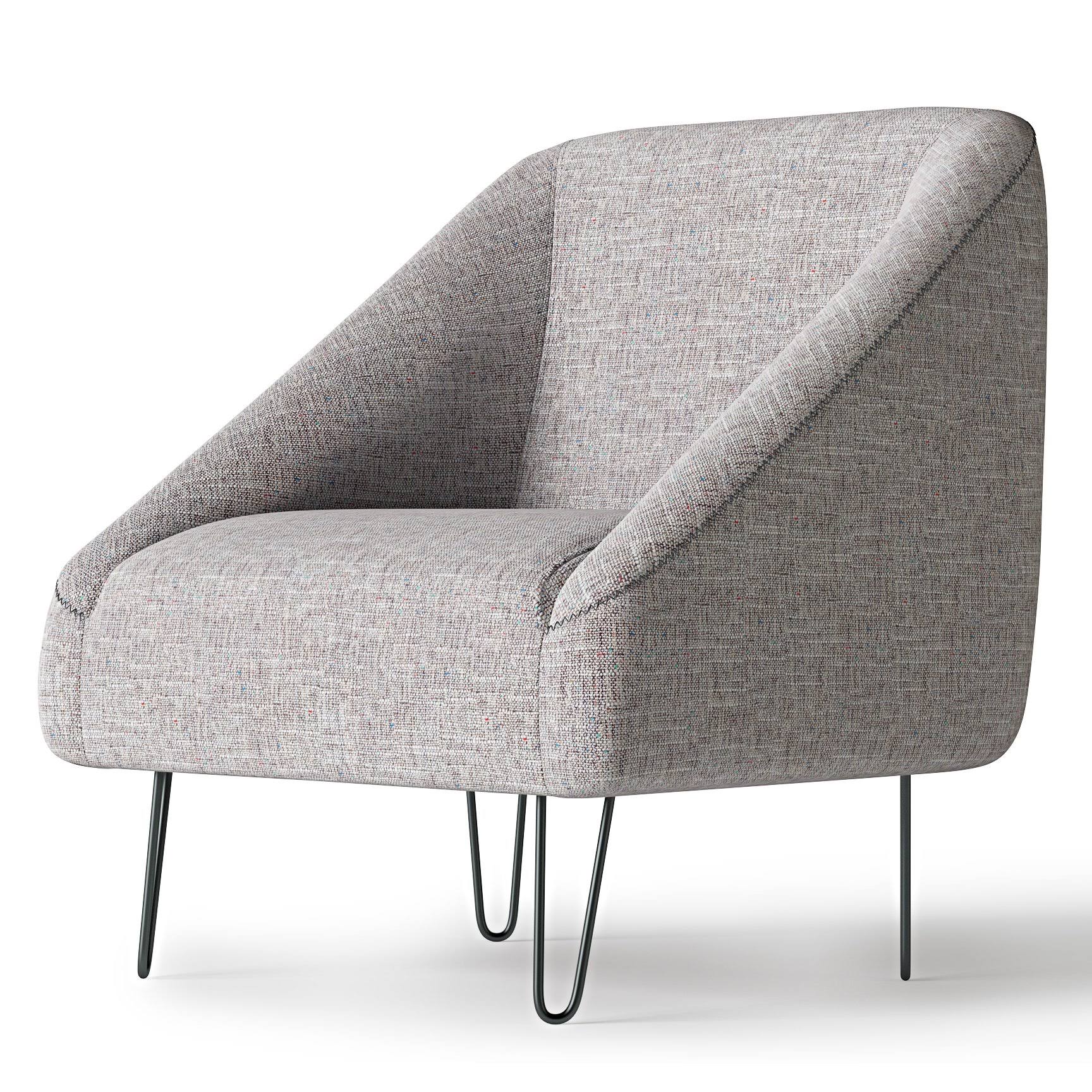Simpli Home Gretchen Mid-Century Accent Chair - Oatmeal