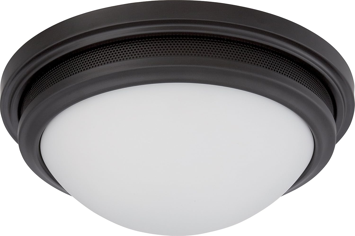 Nuvo 62/534 One Light Flush Mount, Unknown, Pwt, Nckl, B/S, Slvr Pack of 2