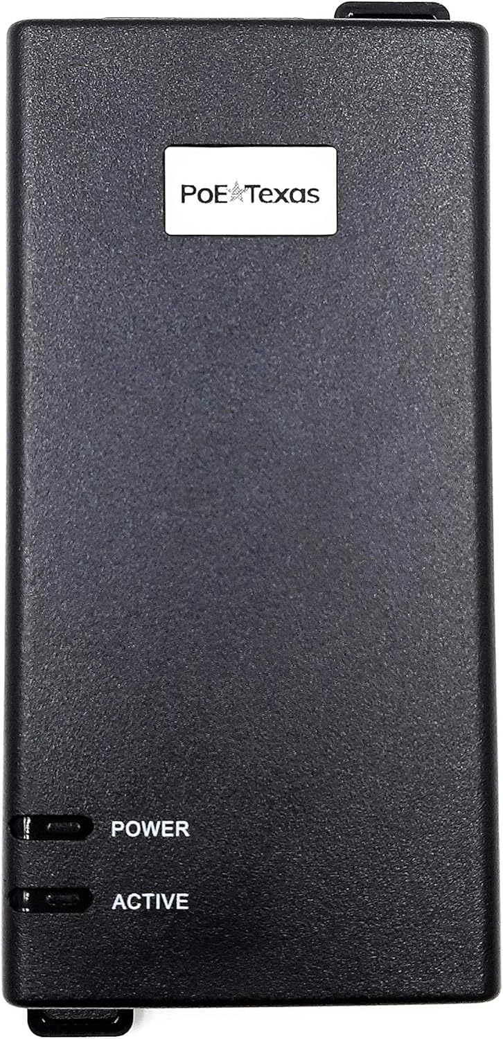 Gigabit IEEE 802.3bt (PoE++) Dual Signature Injector with 55 Volt 60 Watt Output (NO Surge Protection) Pack of 2