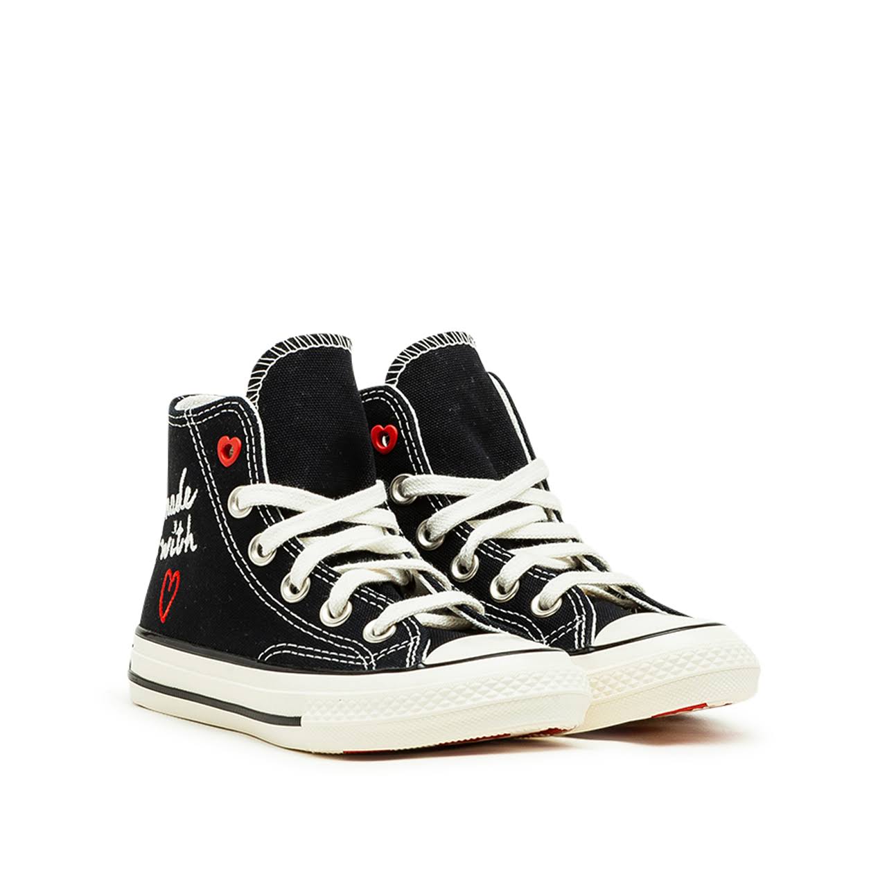 Converse Kids Chuck 70 Hi Valentines Day (Black / White)