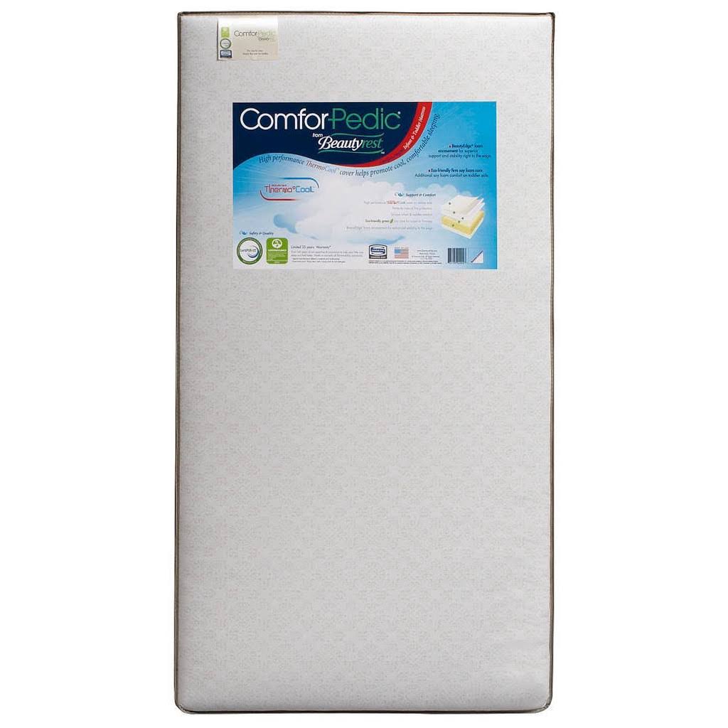 ComforPedic from Comfort Nights Crib and Toddler Mattress - Black