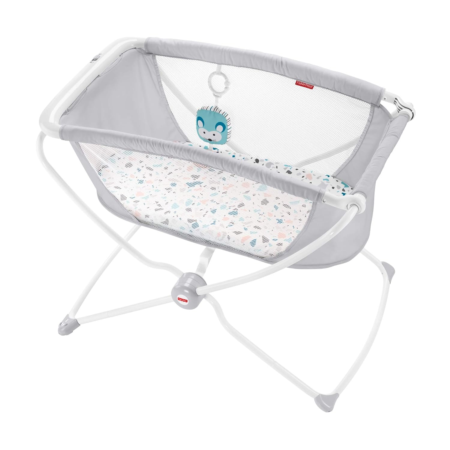 Fisher-Price Rock with Me Bassinet Ocean Sands , Multi , 33.07x22.44x24.41 Inch (Pack of 1)