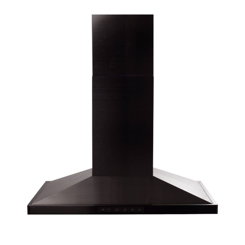 ZLINE 42x22 Island Range Hood in Black Stainless Steel, BSGL2iN-42
