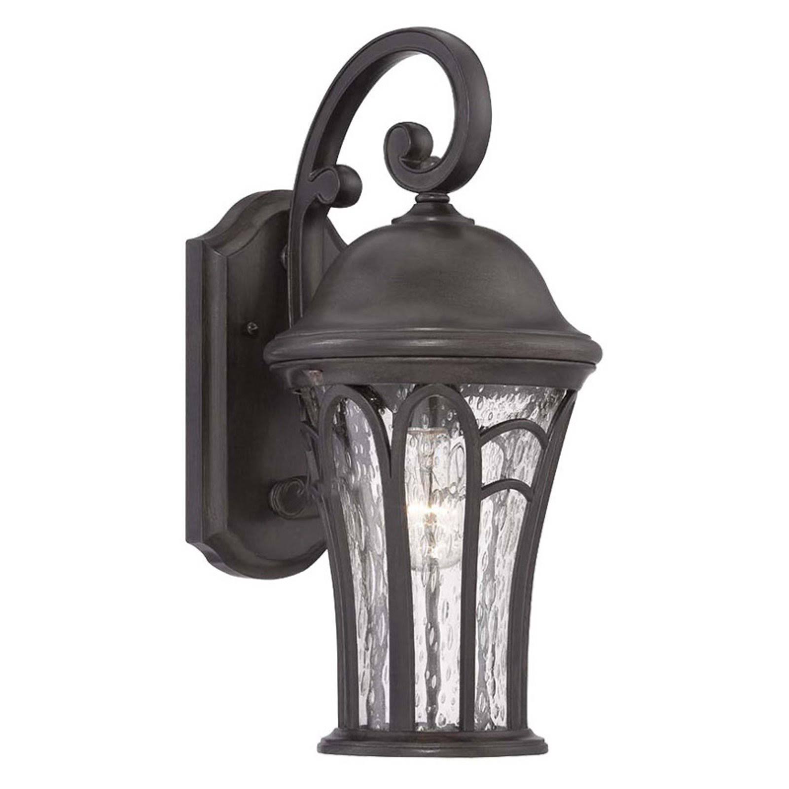 Acclaim Lighting Highgate 3 Light Outdoor Wall Lantern Light Fixture, Black Coral 39522BC