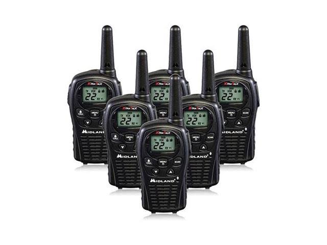 Midland LXT500VP3 Xtra Talk, 22 Channel FRS Two-Way Radio,6 Pack