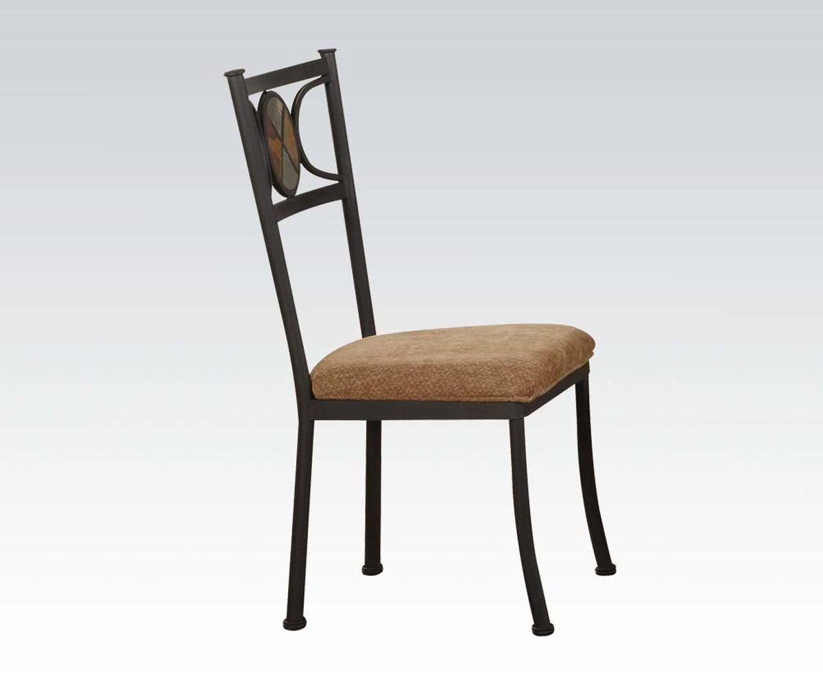 Desi Slate Insert Side Chair (Set4) from Acme