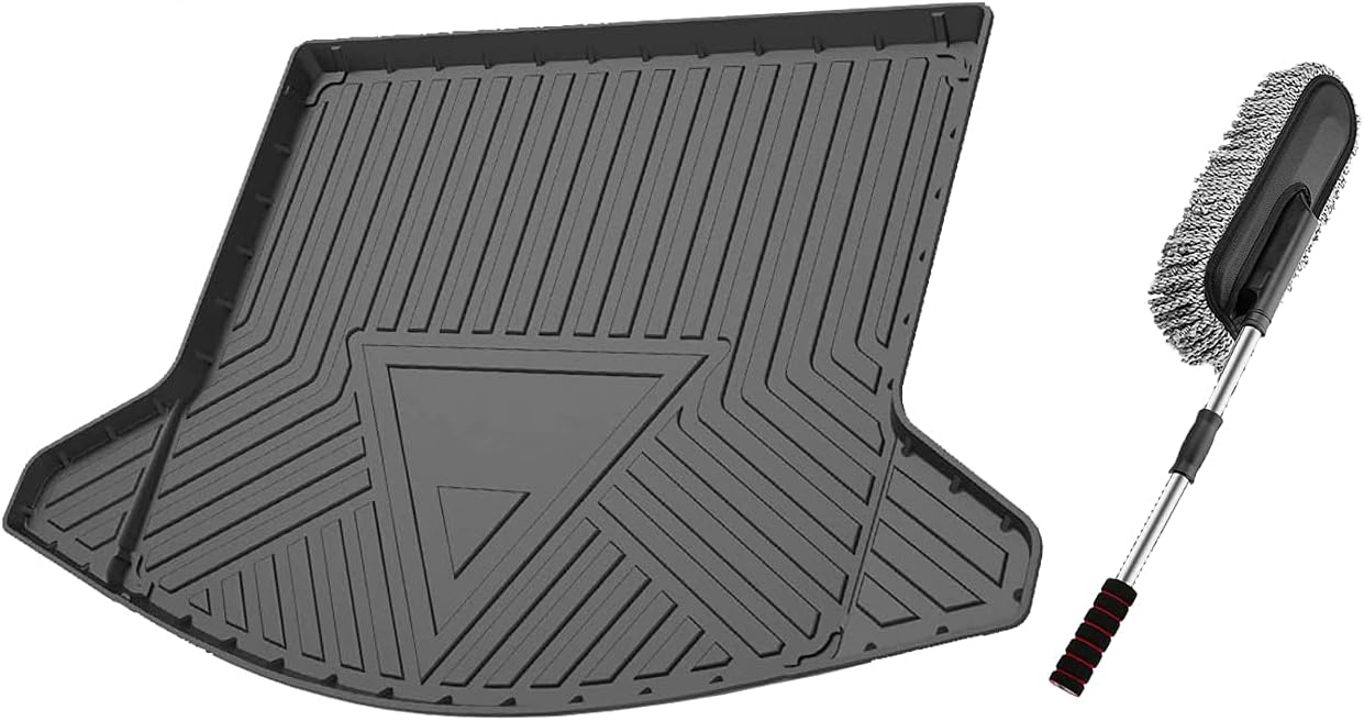 Premium FlexTough All-Protection Cargo Mat Liner , Heavy Duty Trunk Liner for Mazda CX-5 2017-2020 , &ndash;w/Traction Grips & Fresh Design(for Mazda CX-5 2017-2020)