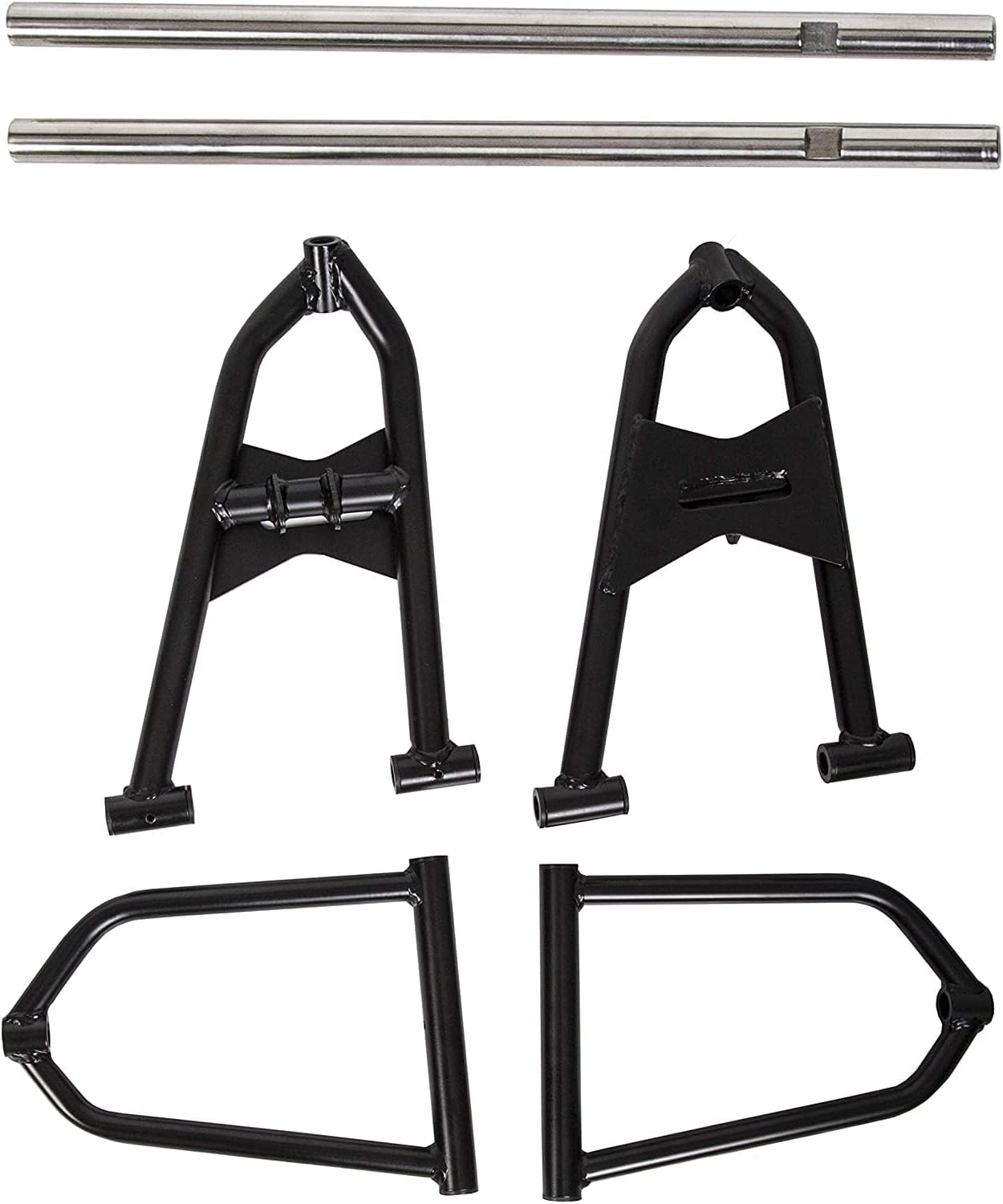 Kojem Adjustable Extended A-Arms +2 + 1 Kit Compatible with 1991-Up Yamaha Banshee 350 Black