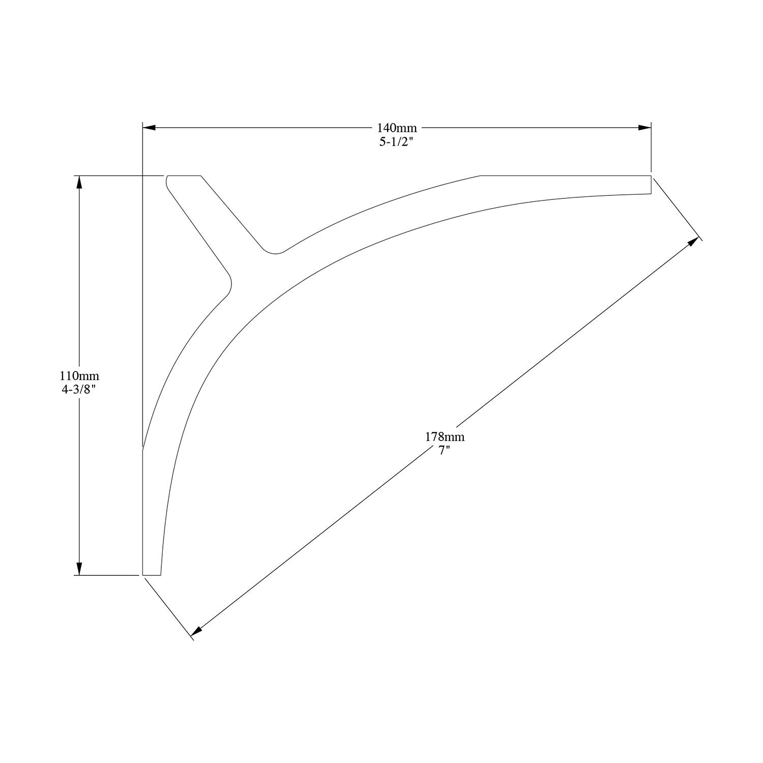 Orac Decor Polyurethane Crown MOULDING, Ulf Moritz Primed White Face 7in x 78in Long (White)