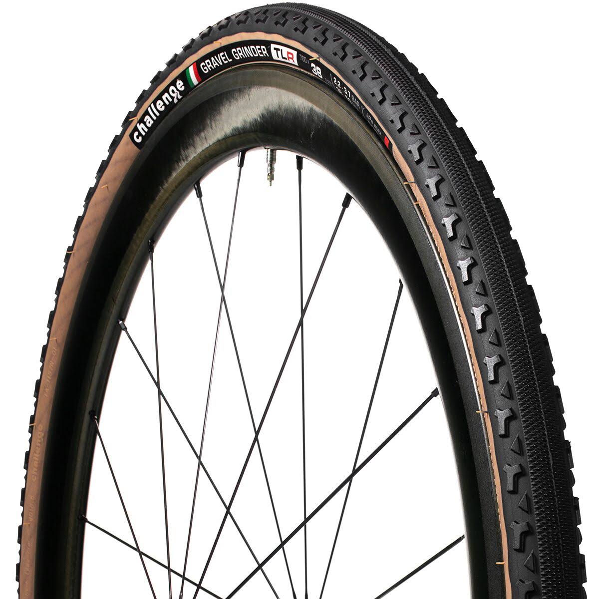 Challenge Gravel Grinder TLR Tire - 700 x 33, Tubeless, Folding, Black/Brown
