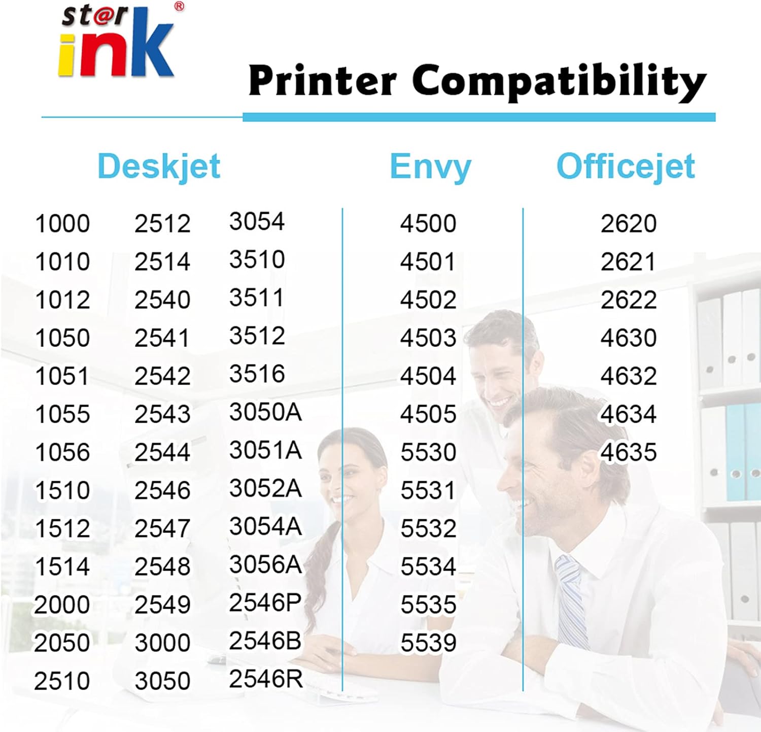 Starink Remanufactured Ink Cartridge Replacement for HP 61 XL 61XL for Envy 4500 4520 5530 4502 Deskjet 1000 2540 1010 1510 2510 2050 3510 3050 Officejet 4630 2620 Printer (2 Black, 1 Color) 3 Packs Pack of 2