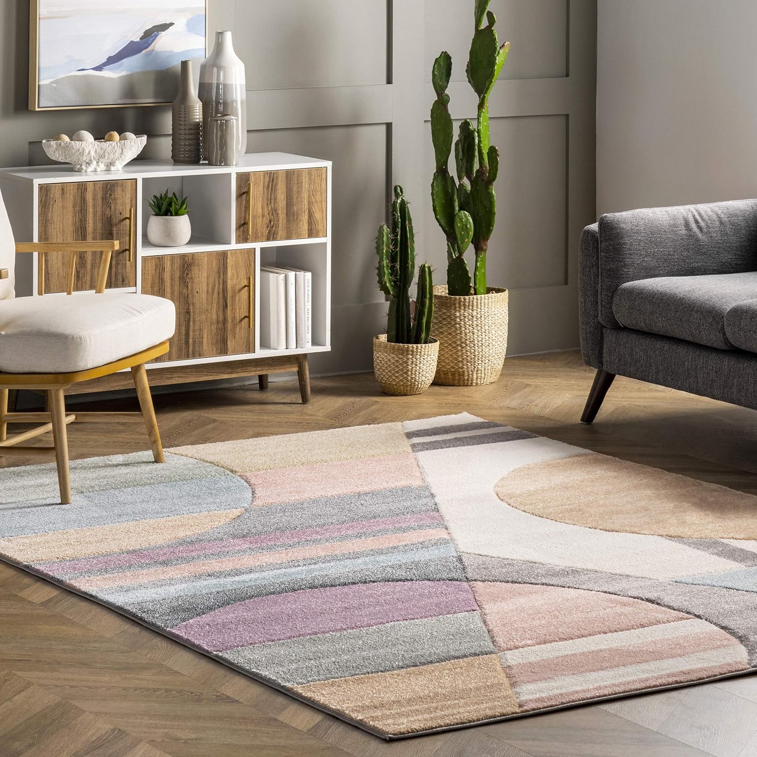 nuLOOM Adison Modern Abstract , 5' x 7' 5