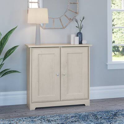 2 Door Accent Cabinet Latitude Run Color: Linen White Oak