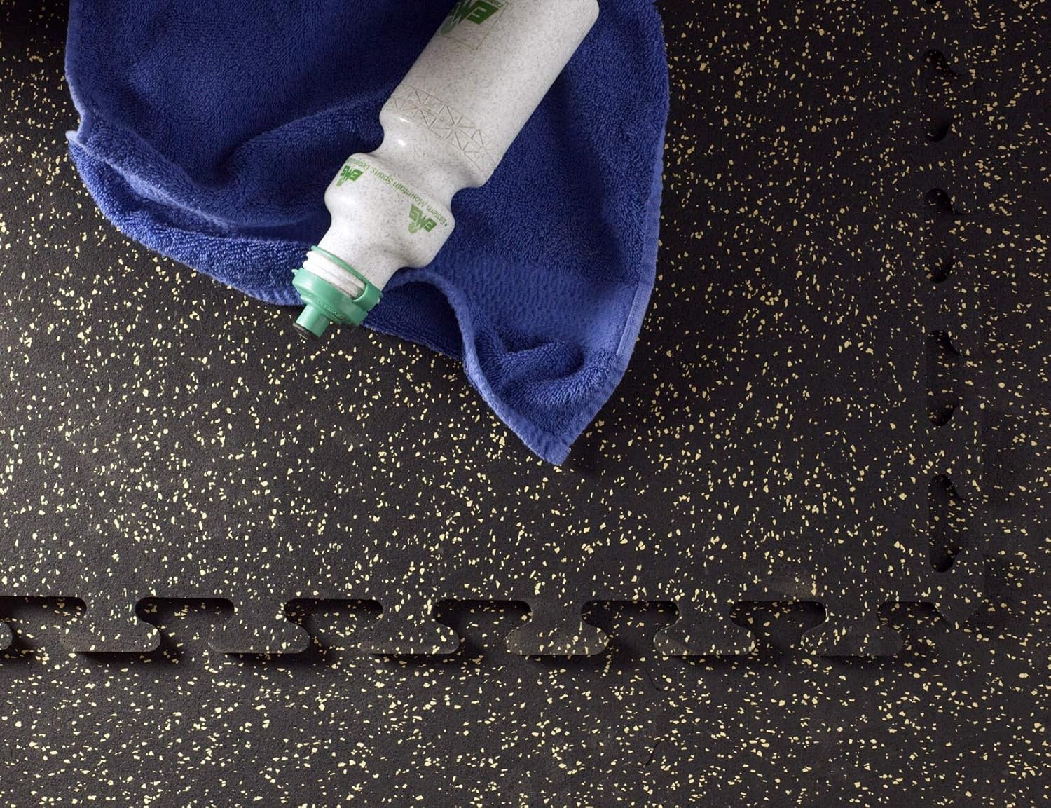 American Floor Mats Sport 8mm Heavy Duty Rubber Flooring - Interlocking Rubber Tile (23