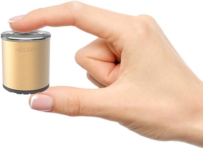 H2CAP Plus Gold Set Package 28mm - Real Molecular Hydrogen Rich Water Generator Maker Machine Ionizer Bottle with Platinum SPE PEM dual chamber technology Certified by Japan Hydrogen Water Association