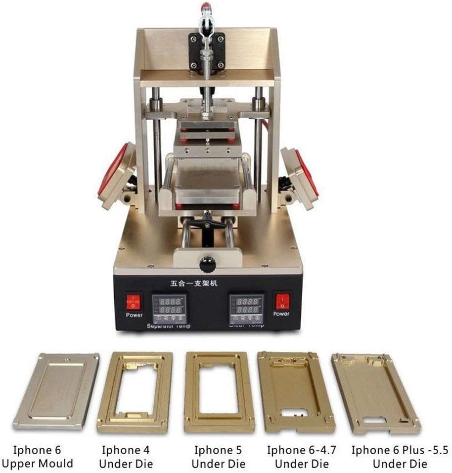 5 in1 Vacuum LCD Separator Frame Laminator Glue Remover Preheater Repair Machine