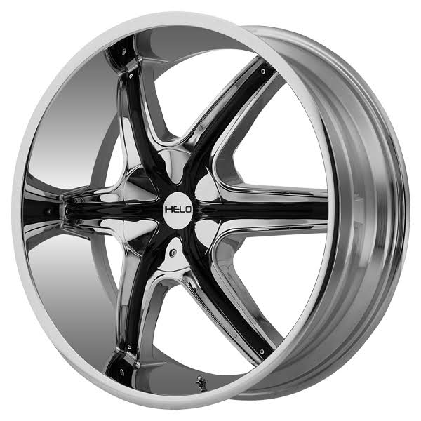 Helo HE891 22x9 6x120/6x139.7 +10mm Chrome/Black Wheel Rim