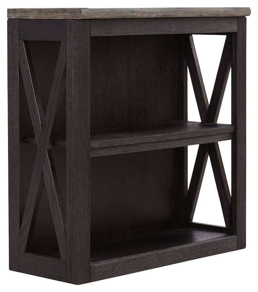 Ashley Tyler Creek GRAYISH Brown Medium Bookcase - Black