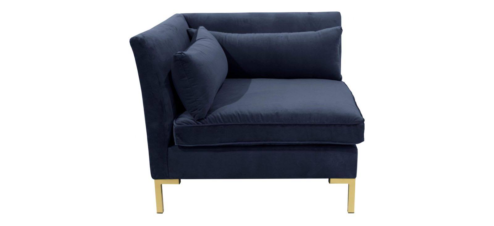 Stacy Modular Corner Chair in Blue by Skyline