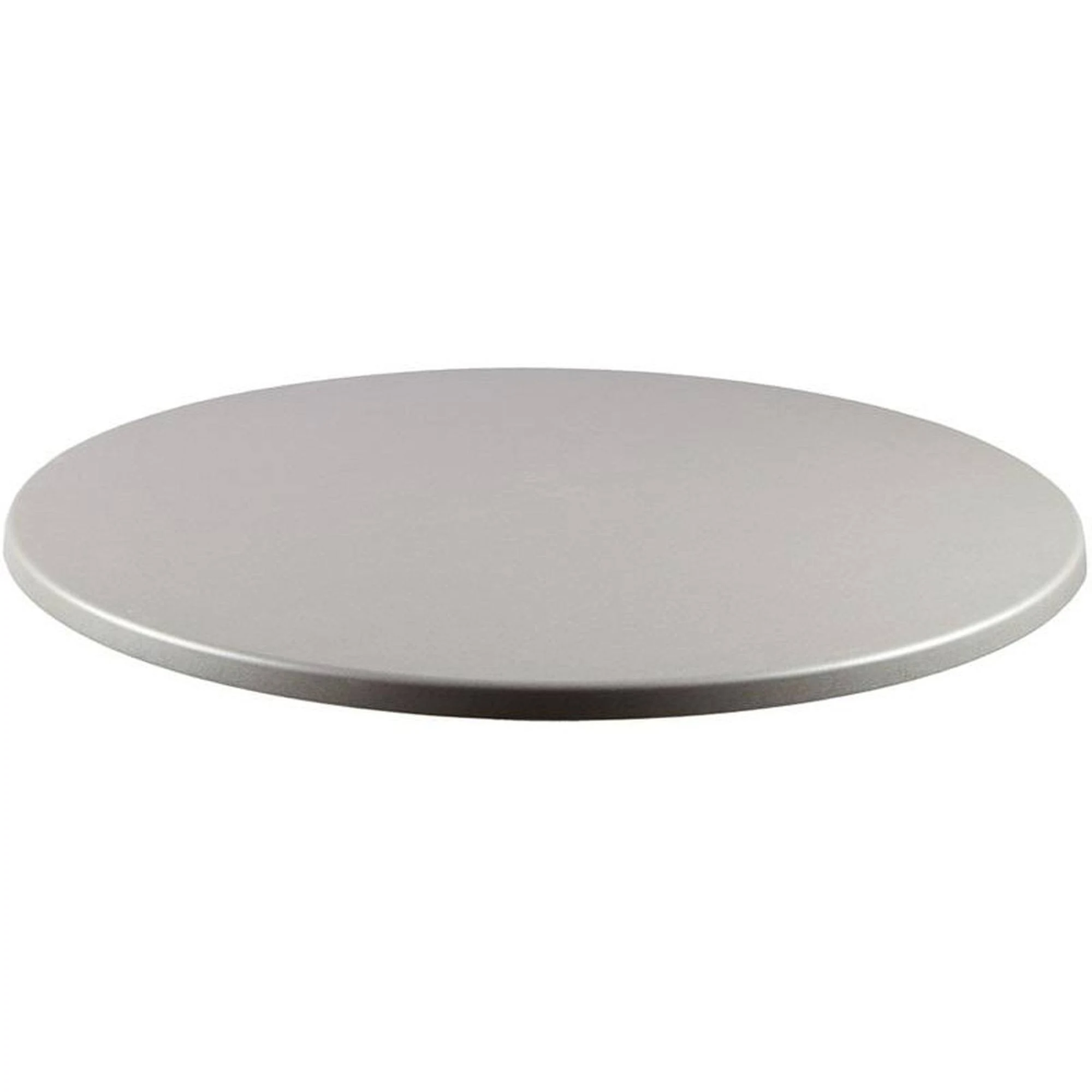 Source Contract Duratop Outdoor 24&& Round Table Top - Brushed Silver, SC-2601-421-BRS