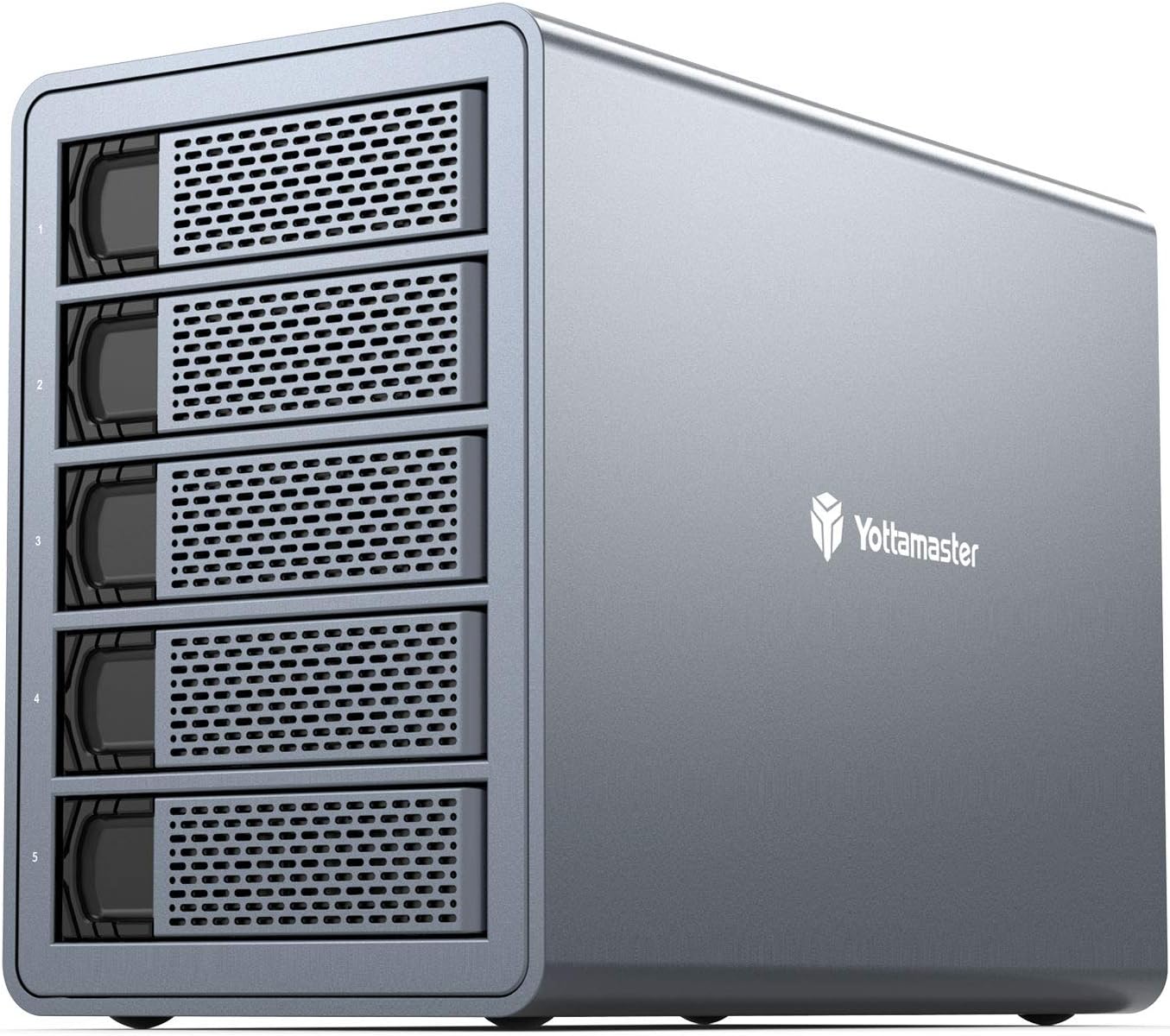 5 Bay Hard Drive Enclosure,Yottamaster Aluminum Alloy 2.5